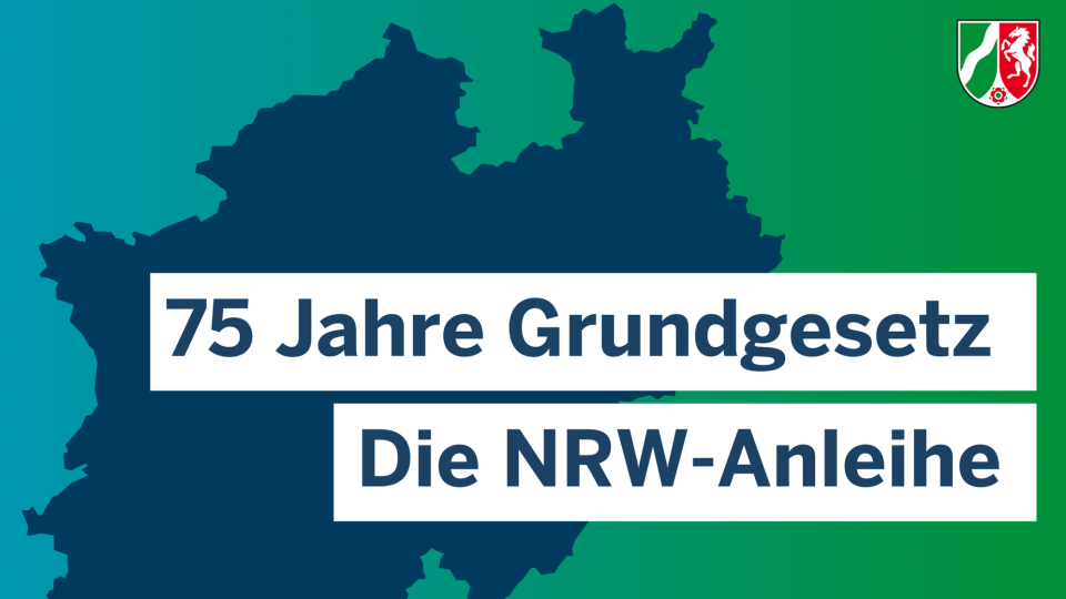 75 Jahre Grundgesetz - die NRW-Anleihe