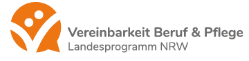 Das Bild zeigt das Logo der Aktion Vereinbarkeit Beruf und Pflege