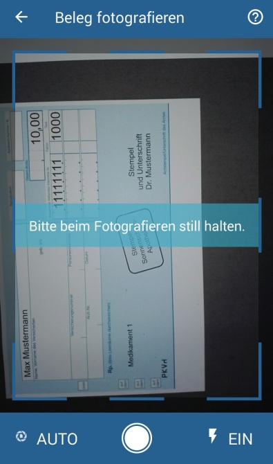 Beihilfe App Schritt 15