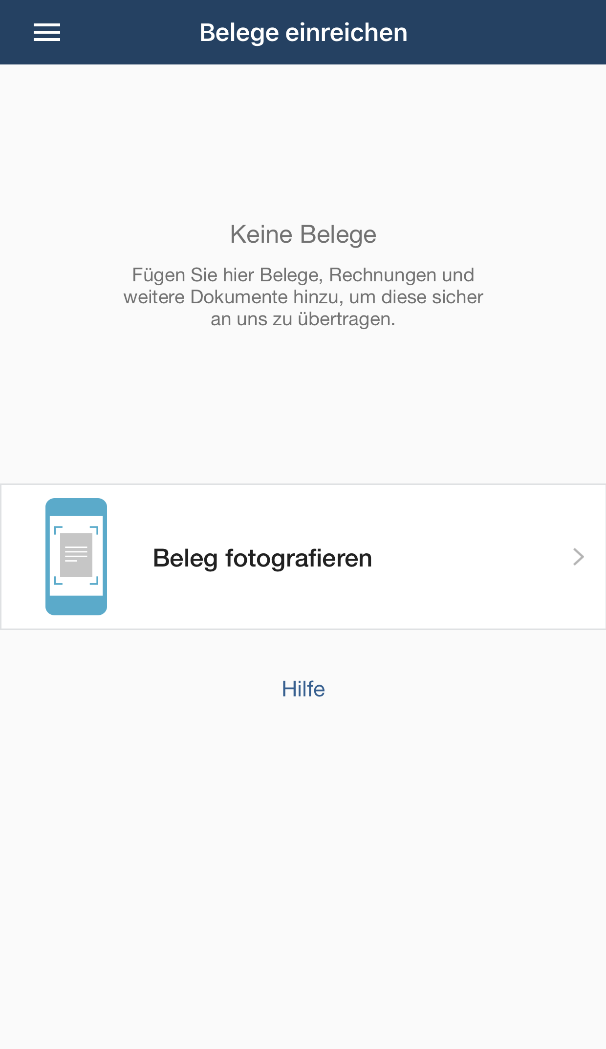 Beihilfe App Schritt 27