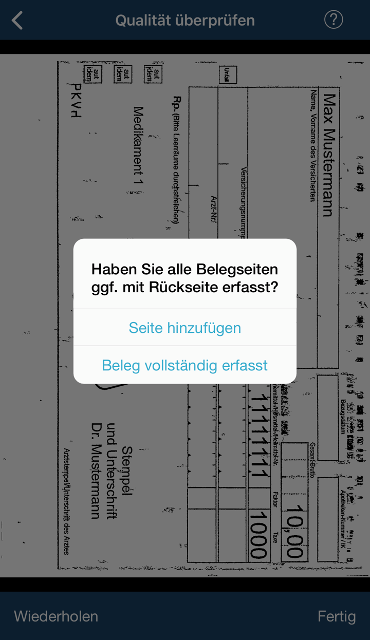 Beihilfe App Schritt 35