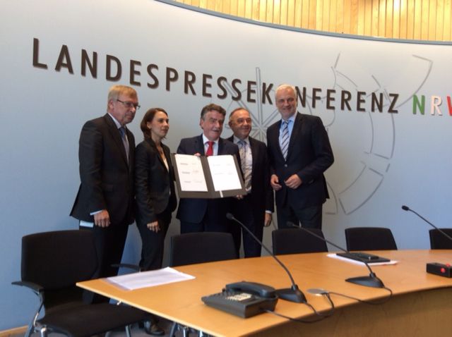 Unterzeichnung Memorandum Bündnis für Infrastruktur