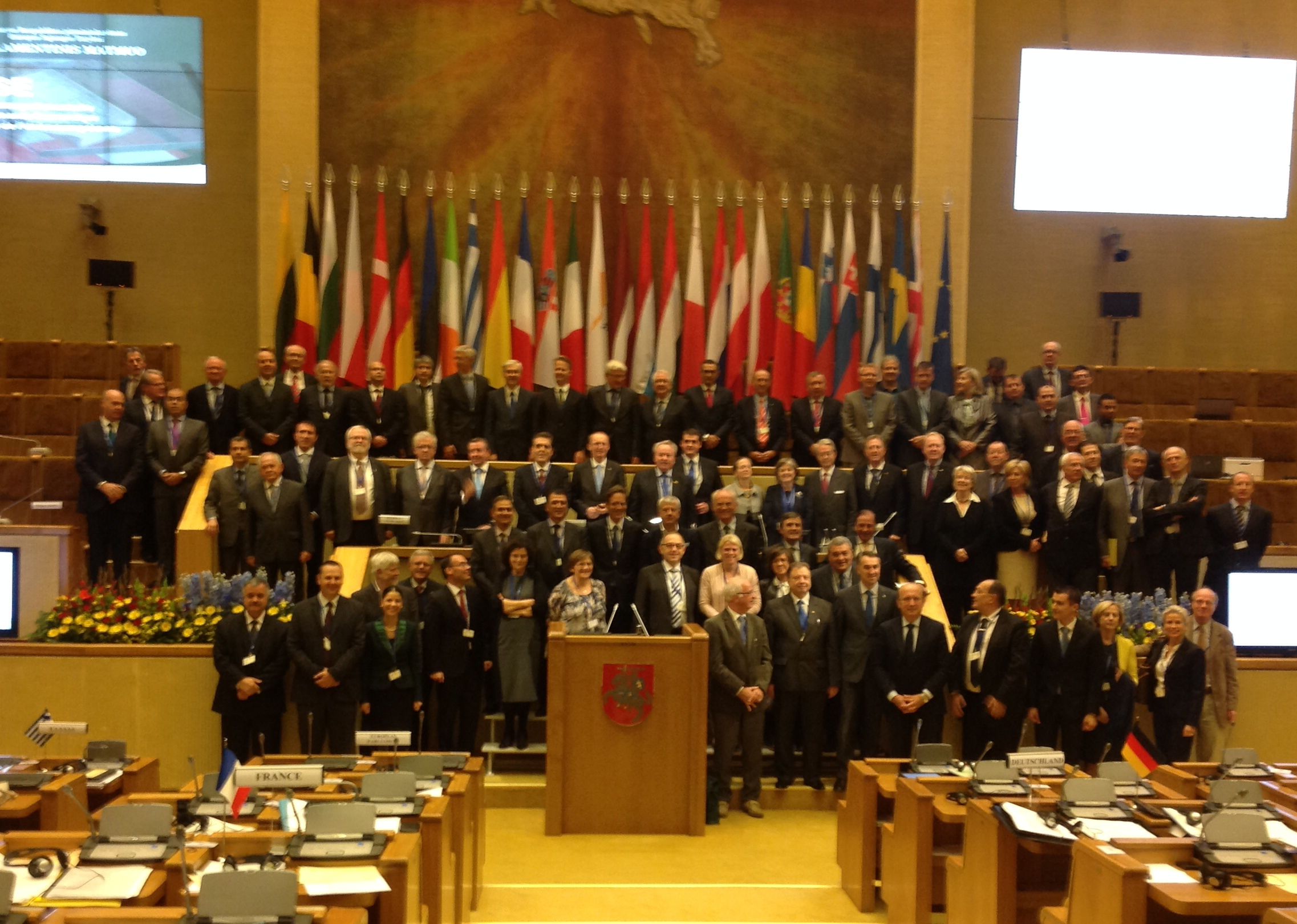 Gruppenfoto in Vilnius