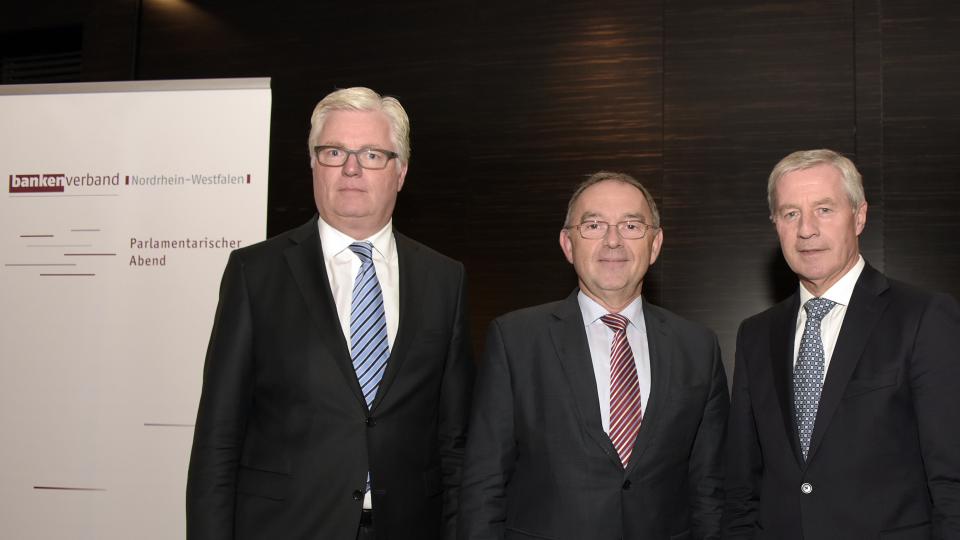 Martin Renker, Dr. Norbert Walter-Borjans und Jürgen Fitschen