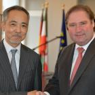 Minister Lienenkämper mit dem japanischen Generalkonsul Masato Iso